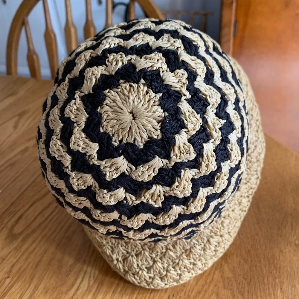 Daniele Meucci Women’s Italian Straw Summer Bucket Hat - Picture 3 of 7